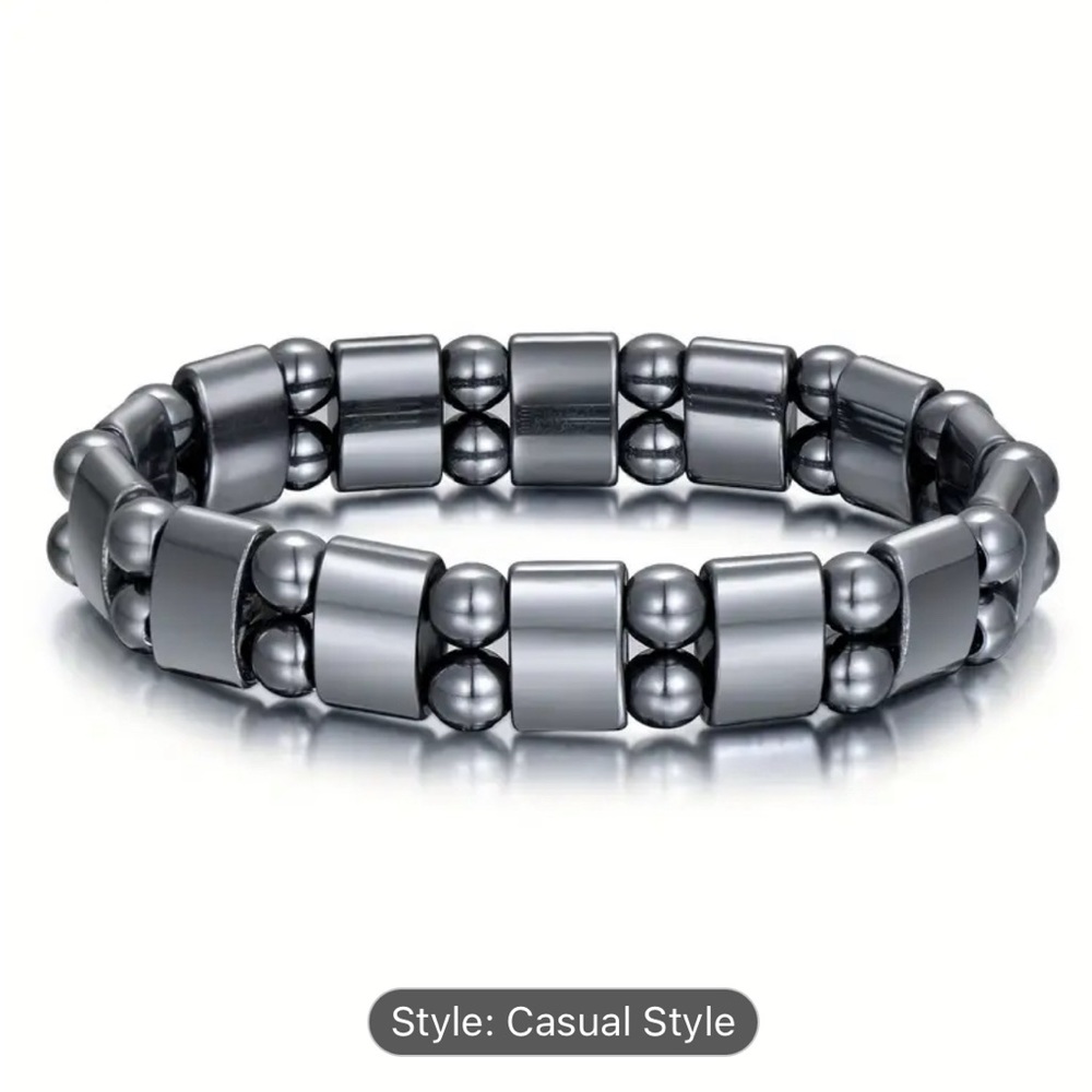 Hematite Stone Unisex Bracelet